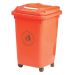 Wheeled Bin - 30 Litre - L.350 W.255 H.490 - Red/Orange