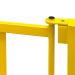 BLACK BULL Railing Gate - Fits MD Impact Railing Systems - Powder Coated Yellow - Manual Closing