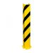 BLACK BULL Pallet Rack End Frame Protectors - 'U' Profile - 1,200mmH - 6mm Gauge - Yellow/Black
