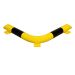 BLACK BULL Corner Collision Protection Bar - Indoor Use - 86 x 638 x 638mm - Yellow/Black