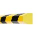 TRAFFIC-LINE SURFACE PROTECTION - 1,000mm LENGTHS - SELF ADHESIVE - TRAPEZE 40/35 - YELLOW/BLACK