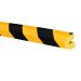 TRAFFIC-LINE Push-Fit Protection - TRAPEZE 40/36/8 - 1,000mm Lengths - Yellow/Black