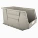Rhino Tuff Recycled Grey Plastic Bin 280mm Wide x 457mm Deep x 254mm High