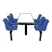 Canteen Table - 6 Seats, Access 2 Way - L.1745 W.1730 H.810