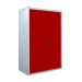 Workplace Cupboard - Red Doors - 3 Shelves - 1800.1200.610