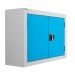 Wall Mounted Workplace Cupboard - Light Blue Doors - 1 Shelf - 570.850.255