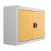 Wall Mounted Workplace Cupboard - Yellow Doors - 1 Shelf - 570.850.255
