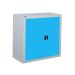 Workplace Cupboard - Light Blue Doors - 2 Shelves - 900.900.610