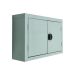 Wall Mounted Perforated Tool Cupboards - Light Grey Doors - 570.820.255
