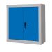 Security Cupboard - Dark Blue Doors - 2 Shelves - 1200.1200.460