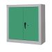 Security Cupboard - Green Doors - 2 Shelves - 1200.1200.460