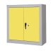 Security Cupboard - Yellow Doors - 2 Shelves - 1200.1200.460