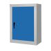 Security Cupboard - Dark Blue Doors - 2 Shelves - 1200.900.460