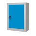 Security Cupboard - Light Blue Doors - 2 Shelves - 1200.900.460