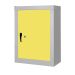 Security Cupboard - Yellow Doors - 2 Shelves - 1200.900.460