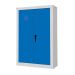 Security Cupboard - Dark Blue Doors - 3 Shelves - 1800.1200.460
