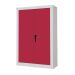Security Cupboard - Red Doors - 3 Shelves - 1800.1200.460