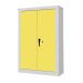 Security Cupboard - Yellow Doors - 3 Shelves - 1800.1200.460