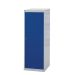 Laptop & Tablet Storage Locker - 12 Compartments, 1 Door - Dark Blue Doors - H.1460 W.500 D.500