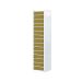 Laptop & Tablet Storage Locker - 15 Compartments, 15 Doors - Yellow Doors - H.1800 W.380 D.450