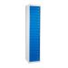 Flat Garment Locker - 20 Compartments - Dark Blue Doors - H.1800 W.380 D.450