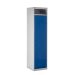 Garment Disposal Locker - Dark Blue Doors - H.1800 W.380 D.450