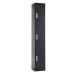 Office Locker - H.1800 W.300 D.450mm - 3 Compartment - Digital Keypad Lock - Black Carcass & Doors