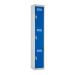 PPE Locker - 3 Compartments - H.1800 W.300 D.450