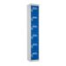 PPE Locker - 6 Compartments - H.1800 W.300 D.300