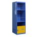 SpillZone® Absorbent Station 3 - 1820Hx550Wx550Dmm - Quick-Reach Half Lockable Door - Latch Lock