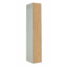 Timber Door Locker - 1 Compartment - Natural Lancaster Oak (Plain) - H.1800 W.300 D.450
