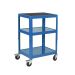 Adjustable Height Trolley - L.610 W.460 - 150KG Load Capacity - Blue