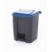 Pedal Bins with Coloured Lids - 455Hx370Wx380Dmm - Blue