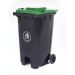 Pedal Wheeled Bin - 1000Hx750Wx590Lmm - 240 Litres - Green