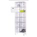 Wire Mesh Locker - 6 Compartment - Nest of 2 - H.1980 W.602 D.305mm