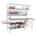 Pack Tek Dual Workbench Kit 4 - H.840-1100 W.2100 D.750 - Laminate Worktop