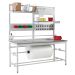 Pack Tek Individual Workbench Kit 1 - H.840-1100 W.1800 D.750 - Laminate Worktop