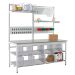 Pack Tek Individual Workbench Kit 2 - H.840-1100 W.1200 D.750 - Laminate Worktop