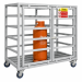 Mobile Gas Cylinder Cage - 1880x1820x910mm - with central divider - galvanised