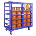 Mobile Gas Cylinder Cage - 1880x1820x910mm - standard - blue