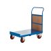 Platform Truck - Single Handle - Plywood End - Dark Blue - H.1050 W.600 D.1200